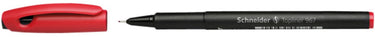 Schneider schrijfwaren schneider fineliner - topliner 967 - lijnbreedte 0,4 mm - blauw - doos a 10 stuks - s-9673