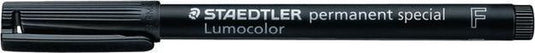 Staedtler viltstift lumocolor 319 special permanent f zwart - 10 stuks