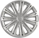 Car plus wieldoppen alabama 16 inch abs zilver set van 4