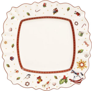 Villeroy boch dinerbord toy's delight - wit - 28 x 28 cm