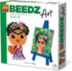 Ses creative ses - beedz art - mini kunstenaar frida - met mini schildersezel - 1600 strijkkralen met legbord