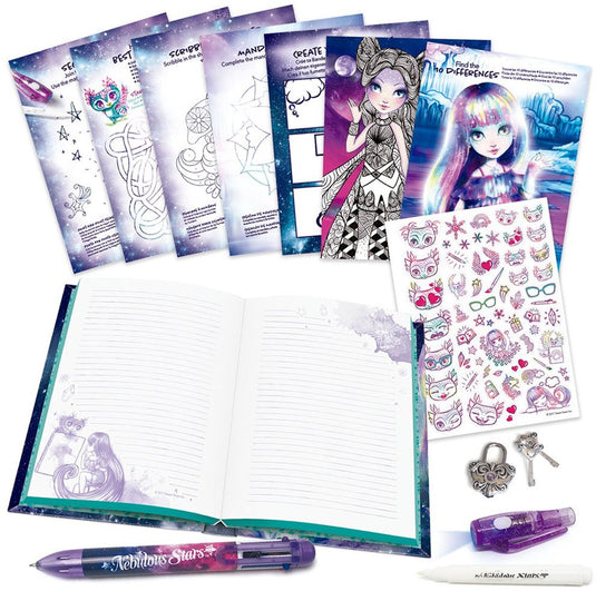 Nebulous stars dagboek isadora - - geheim dagboek - dagboek met slot en sleutel - creatief speelgoed