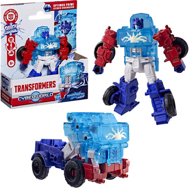 Transformers cyberworld energon surge optimus prime cyber changers - actiefiguur