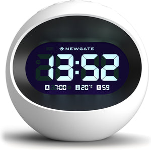 Bennies fifties newgate centre of the earth lcd alarm klok - wit