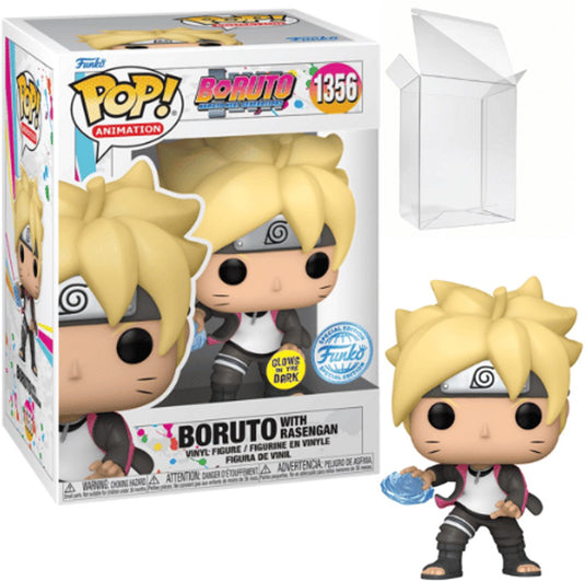 Funko pop animation: boruto naruto next generations - boruto with rasengan (glow in the dark) pop