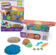Kinetic sand project planet - schildpaddenstrand-speelset met 396 g origineel - gereedschap en vormen - milieuvriendelijk - sensorisch speelgoed