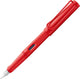 Lamy safari strawberry vulpen - vulpen met ergonomisch grip en gepolijste stalen penpunt in penpuntbreedte ef - robuust asa-kunststof - inclusief t 10 blauwe inktpatroon
