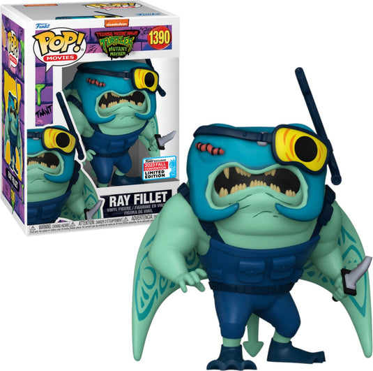 Funko pop! ray fillet 1390 teenage mutant ninja turtles mutant mayhem - nycc 2023 exclusive le