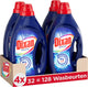 Dixan gel universal - vloeibaar wasmiddel - voor alle kleuren was - betrouwbare reiniging - 4 x 33 wasbeurten - voordeelverpakking