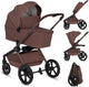 Lionelo freya 2in1 kinderwagen – reiswieg wandelwagen – vanaf geboorte tot 22 kg – premium buggy - pu-wielen met vering – voor- achterwaarts zitje – upf50+ kap – compleet accessoiresysteem