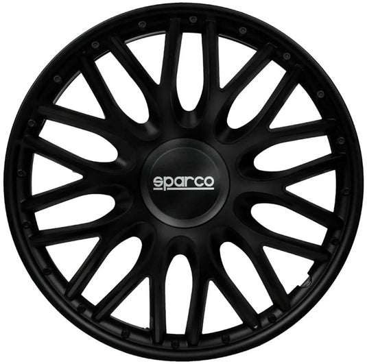 Sparco wieldoppen roma 14 inch zwart - 4 stuks