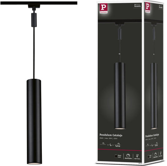 Paulmann urail pendels catalejo gu10 max. 10w dimbaar 230v zwart mat