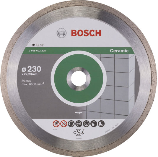 Bosch - diamantdoorslijpschijf standard for ceramic 230 x 22,23 x 1,6 x 7 mm