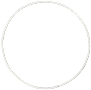 Creativ company metalen draadring wit - 10cm