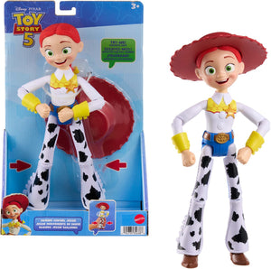 Mattel disney en pixar toy story 5 grote jessie figuur 30 cm - beweegbaar speelgoed dansende cowgirl