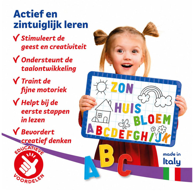 Afbeelding laden in galerijviewer, Quercetti abc magneten hoofdletters, 48st.
