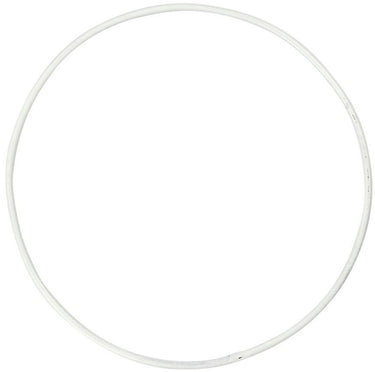 Creativ company metalen draadring wit - 10cm