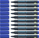 Schneider schrijfwaren schneider permanent marker - maxx 133 - beitelpunt - blauw - 10 stuks - s-113303-10