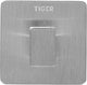 Tiger pull square - handdoekhaak - haak - rvs geborsteld
