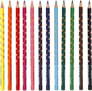 Lyra kleurpotloden dunne groove 12 stuks multicolor