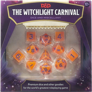 Wizards of the coast d d witchlight carnival dice set