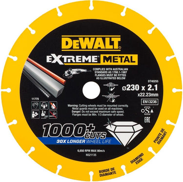 Dewalt dt40255 extreme metal doorslijpschijf 230mm