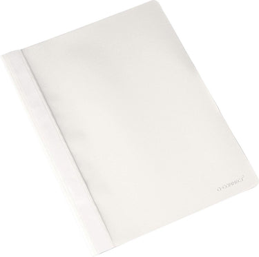 Q-connect snelhechtmap, a4, wit 25 stuks