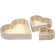 Creativ company http: www.cchobby.nl hartvormige-schalen-h-13-25-cm-d-5-5-2-cm-3-stuk-1-doos