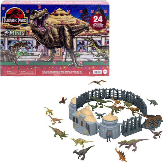 Jurassic world jurassic park mini's adventskalender voor eilandbezoekers
