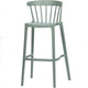 Woood bliss barstoel binnen buiten - kunststof - jadegroen - 103x54x51