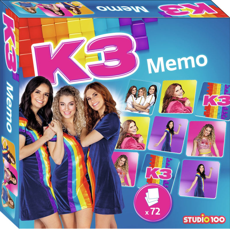 Afbeelding laden in galerijviewer, K3 memo - met 72 memokaarten

