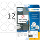 Merkloos sans marque herma 5067 etiketten movable a4 ø60 rond