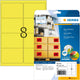 Merkloos sans marque herma printeretiketten labels luminouse yellow 99,1x67,7 superprint 200 pcs.