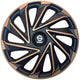 Sparco wieldoppen varese 15 inch goud zwart - 4 stuks