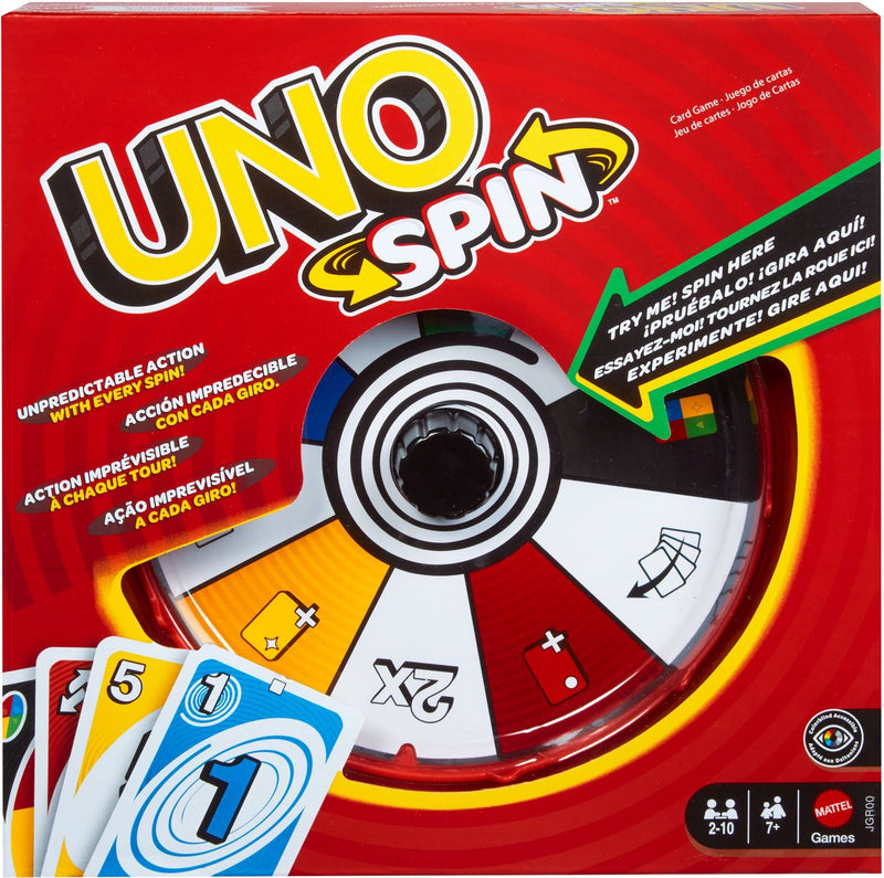 Afbeelding laden in galerijviewer, Mattel games uno spin kaartspel
