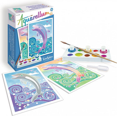 Sentosphère aquarellum mini dolfijnen