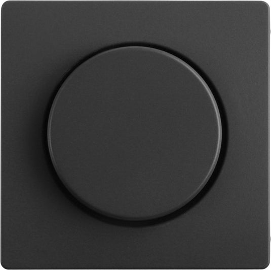 Berker q1 centraalplaat - met knop voor dimmer - antraciet