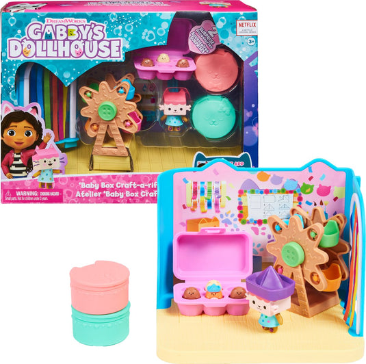 Gabby's poppenhuis - baby kitty's knutselkamer-speelset