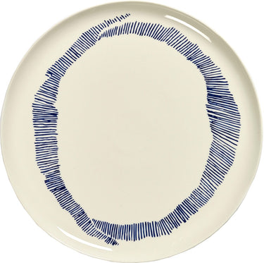 Serax - ottolenghi feast - serveerschaal - wit blauw - 35 ø