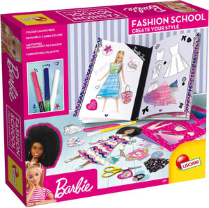 Lisciani barbie fashion school - create your style