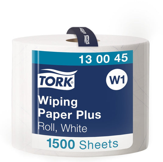 Tork 130045 advanced wiper 420 perform. 2-lgs wit 510 mtr x 24 cm pak à 1 rol 1500 vel (130045)