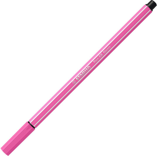 Stabilo pen 68 - viltstift - fluoriserend roze (68 056)