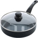 Kochstar essenz keramische hapjespan met deksel - 26cm - 3l - pfas-vrij - inductie hapjespan - inductie pan - keramische anti-aanbaklaag - koelgreep - ovenbestendig tot 130° c - zwart