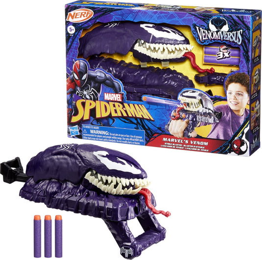 Spider-man marvel venomversus marvel's venom strike - speelgoedblaster - nerf - rollenspelspeelgoed - verkleedaccessoire