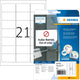 Merkloos sans marque herma labels white 63,5x38,1 removable superprint 525 pcs.