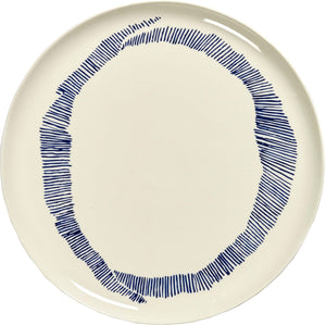 Serax - ottolenghi feast - serveerschaal - wit blauw - 35 ø
