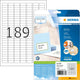 Herma etiketten wit 25.4x10 premium a4 4725 st.
