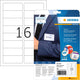 Herma naambadge etiket 4515 88.9x33.8mm wit