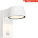 Telefunken - led wandlamp - 323106tf - bewegingssensor - schemersensor - 7,5 watt - 30 seconden lichtduur - 16,5 x 9,5 x 15,5 cm - wit
