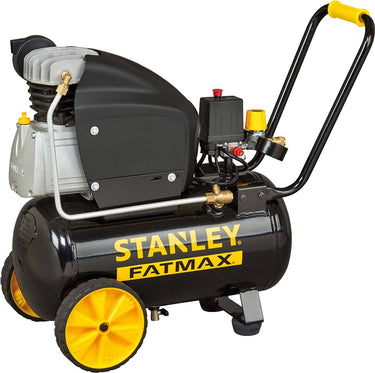 Stanley compressor 251 10 24s fmxcm0062e - luchtcompressor 10bar - 24l - 240l min - geïntegreerd anti-slip handvat - zwart